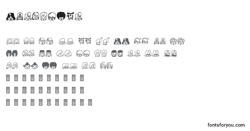 Czcionka GirlPower – alfabet, cyfry, specjalne znaki