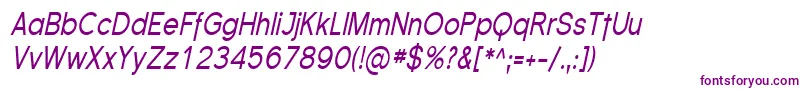 FlorencesansCondItalic Font – Purple Fonts
