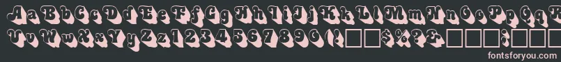 3Dswinger Font – Pink Fonts on Black Background
