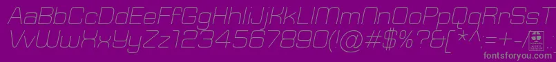 More about TypoSquareLightItalicDemo Font TypoSquareLightItalicDemo Font – Gray Fonts on Purple Background