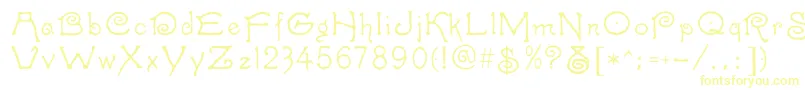 Caprice Font – Yellow Fonts