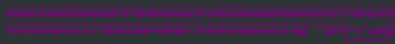 Vxrocketgradital Font – Purple Fonts on Black Background