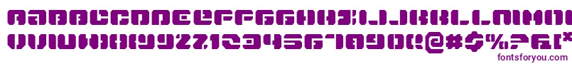 Шрифт Dan – фиолетовые шрифты на белом фоне