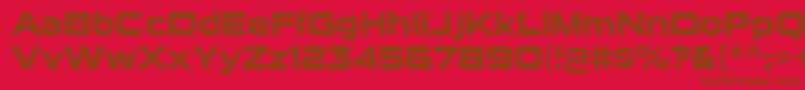 SuigenerisrgBold Font – Brown Fonts on Red Background