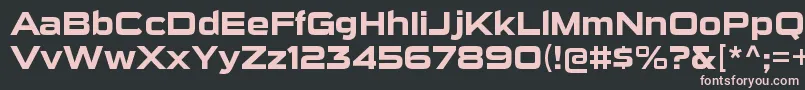 SuigenerisrgBold Font – Pink Fonts on Black Background