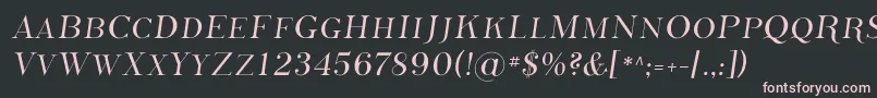 PhosphorusSulphide Font – Pink Fonts on Black Background