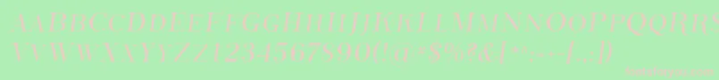 PhosphorusSulphide Font – Pink Fonts on Green Background