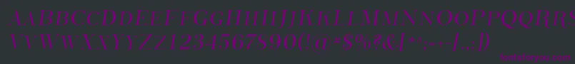 Шрифт PhosphorusSulphide – фиолетовые шрифты на чёрном фоне