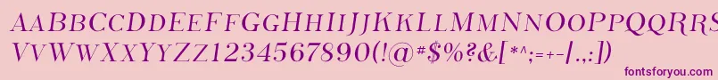 Шрифт PhosphorusSulphide – фиолетовые шрифты на розовом фоне