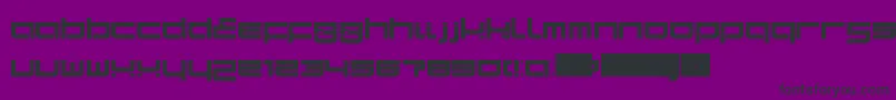 SampaLdr Font – Black Fonts on Purple Background