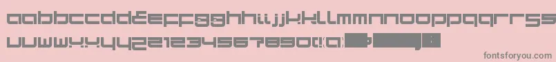 SampaLdr Font – Gray Fonts on Pink Background