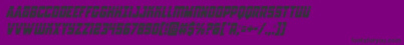 Antilleslaserital Font – Black Fonts on Purple Background