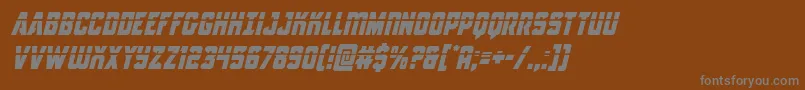 Antilleslaserital Font – Gray Fonts on Brown Background