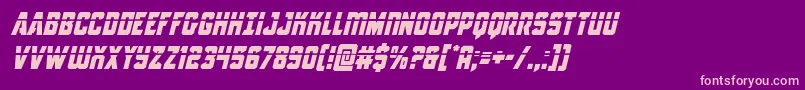 Antilleslaserital Font – Pink Fonts on Purple Background