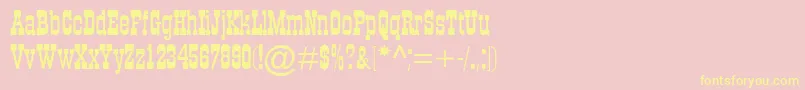 More about FigaroMt Font FigaroMt Font – Yellow Fonts on Pink Background