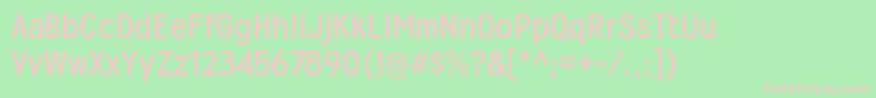 WyvernrgBold Font – Pink Fonts on Green Background