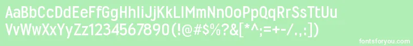 WyvernrgBold Font – White Fonts on Green Background
