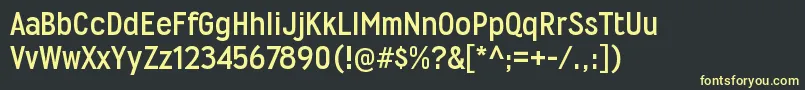WyvernrgBold Font – Yellow Fonts on Black Background