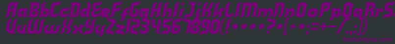 Killyourdarlings Font – Purple Fonts on Black Background