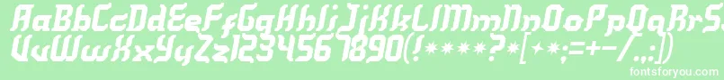 Killyourdarlings Font – White Fonts on Green Background