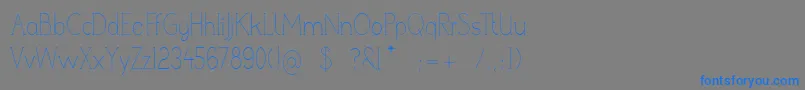 fuente PoorWeekdaysSerif – Fuentes Azules Sobre Fondo Gris