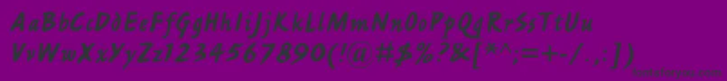 Ashleyscriptmtstd Font – Black Fonts on Purple Background