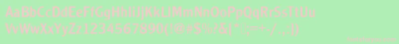 Clearfacegottregro1 Font – Pink Fonts on Green Background