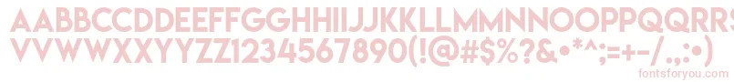 Lemonmilk Font – Pink Fonts on White Background