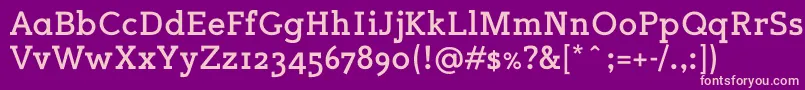 Шрифт Sugarcubesbold – розовые шрифты на фиолетовом фоне