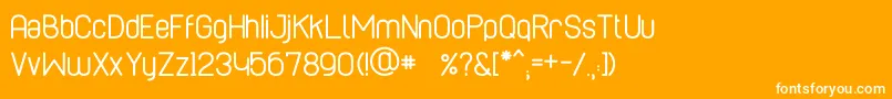 En savoir plus sur la police CaboRoundedRegular Police CaboRoundedRegular – polices blanches sur fond orange