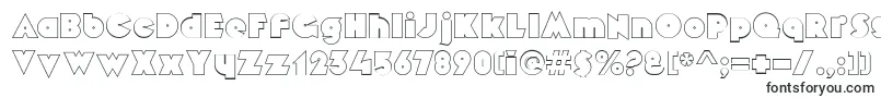 MekonOutline-fontti – ääriviivafontit