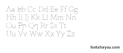 AnaphoraThinTrial Font