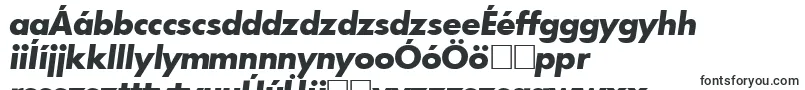 Шрифт FunctiontwoBolditalic – венгерские шрифты