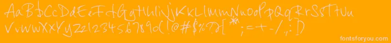 Подробнее о шрифте Byrow Шрифт Byrow – розовые шрифты на оранжевом фоне
