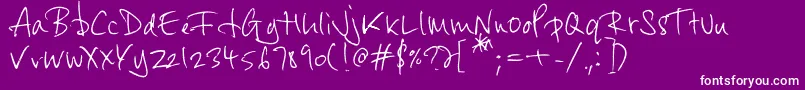 More about Byrow Font Byrow Font – White Fonts on Purple Background