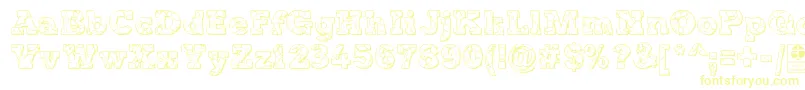 TyposterRockOnShadowedDemo Font – Yellow Fonts