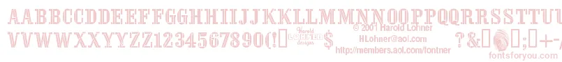 StencilFour Font – Pink Fonts