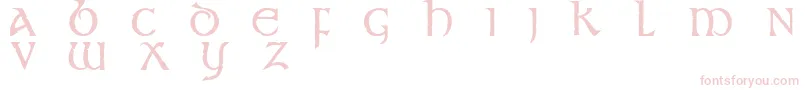St Font – Pink Fonts on White Background
