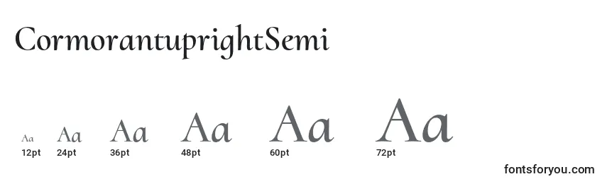 CormorantuprightSemi Font Sizes