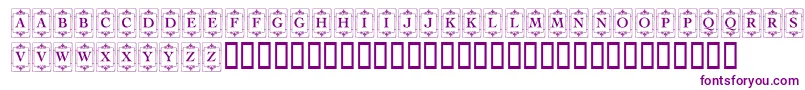 KrDecoCapsOne-fontti – violetit fontit