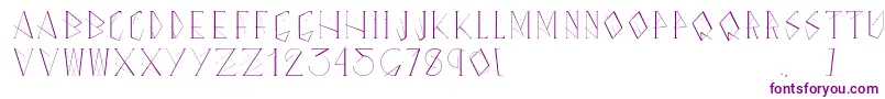 FarewellRegular Font – Purple Fonts on White Background