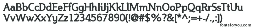 Шрифт SteinemBold – шрифты с засечками