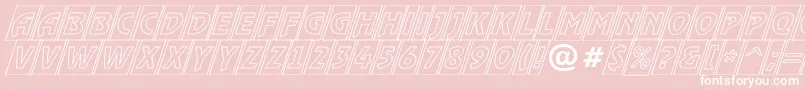 RewindertitulcmotloblRegular Font – White Fonts on Pink Background