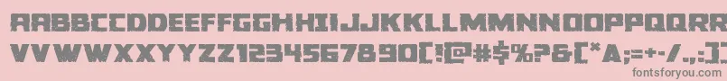 Colossusexpand Font – Gray Fonts on Pink Background