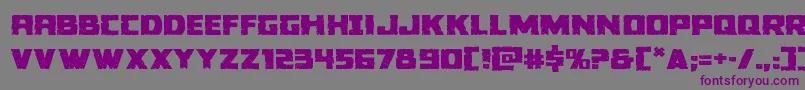 Colossusexpand Font – Purple Fonts on Gray Background