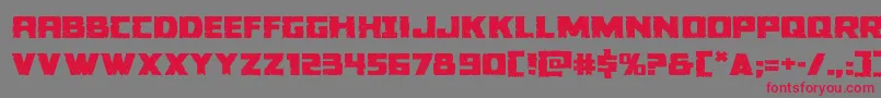 Colossusexpand Font – Red Fonts on Gray Background