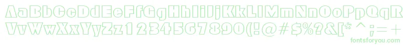 FfxBlockOutline Font – Green Fonts