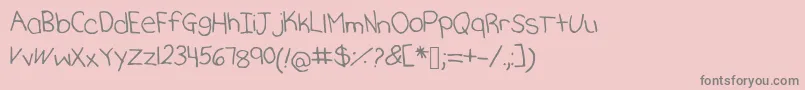 Подробнее о шрифте Katherineshand Шрифт Katherineshand – серые шрифты на розовом фоне