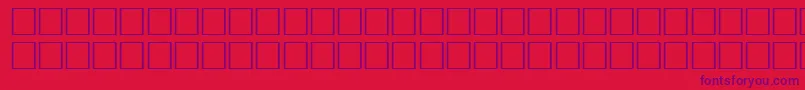 WistenboldBold Font – Purple Fonts on Red Background