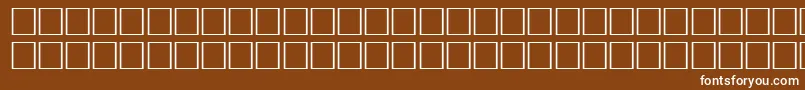 WistenboldBold Font – White Fonts on Brown Background